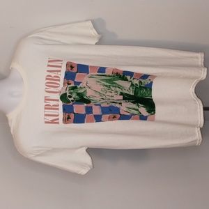 NEW Kurt Cobain Men's Short Sleeve Graphic Tee